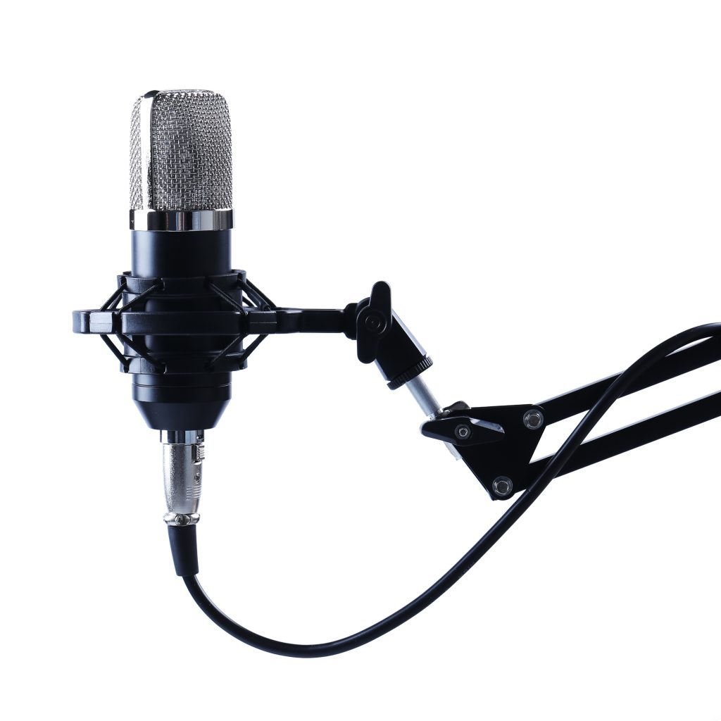 Microphone used for dubbing localization
